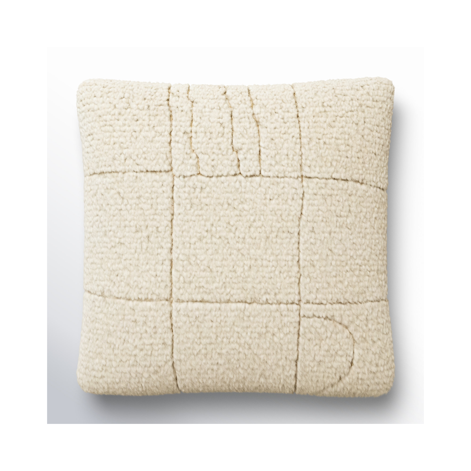 Kess Wool Throw Pillow, 22" x 22", Pillow Cover Only - No Insert