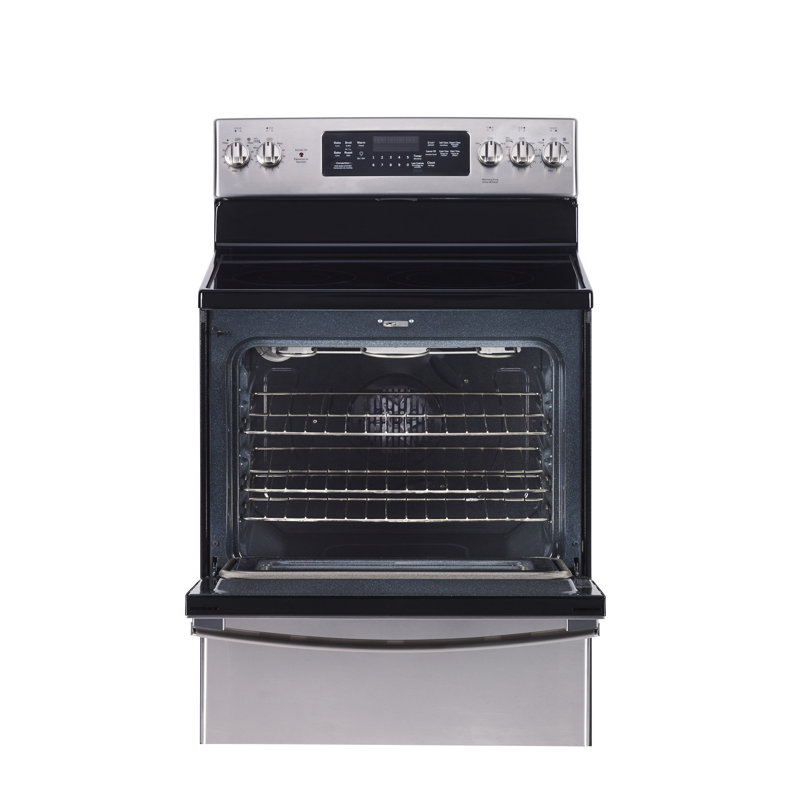 30" 5 cu. ft. Freestanding Electric Range, Stainless Steel