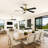 Karlena 52'' Modern Large Ceiling Fan With Led Lights And Remote Control, App, Timer, Memory