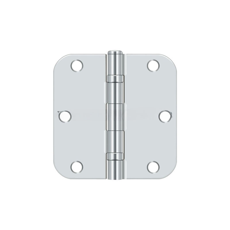 Steel Hinge, Polished Chrome