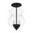 Analycia 2 - Light Matte Black Single Pendant