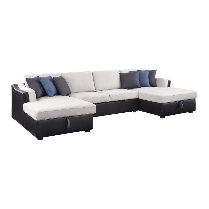 Canapé modulaire 3 pièces rembourré