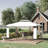 Patio Gazebo, Double Roof Outdoor Gazebo Canopy Shelter With Screen Decorate Corner Frame, For Garden, Lawn, Backyard And Deck-111463391