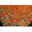 Antique Art Deco Room Size Wool Black Salmon Chinese Rug