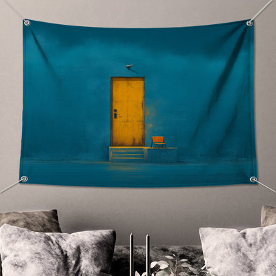 Door Wall Tapestry - Architecture Wall Decor