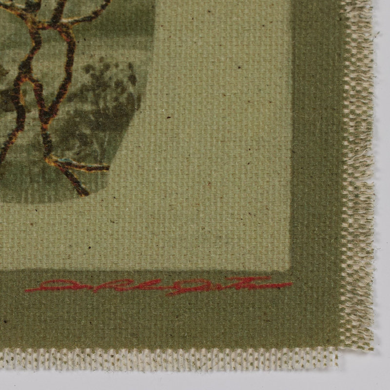 Poetic Mend Green Painting by Laurel-Dawn Latshaw, 24" H x 24" W