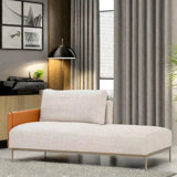 Comfortable recliner with solid wood frame