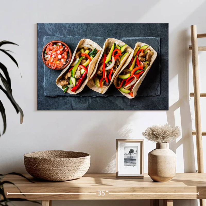 Yarlin Tacos De Cerdo, 26" H x 39" W