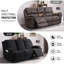 Couvre-fauteuil inclinable avec coussins élastiques pour enfants 3 pièces Wald-439568108