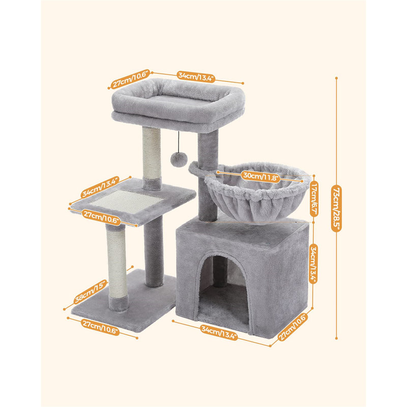 Ypsilanti 73cm H Cat Tree
