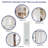 80"H 10-Lite Clear Glass And Solid Manufactured Wood Primed Slab Door Without Hardware Kit-130166779