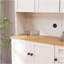 Armoire de rangement pour garde-manger 71 po avec comptoir de four à micro-ondes 71 po, armoire huche autoportante avec tablettes réglables, 6 portes et 1 tiroir - blanc-1565601546
