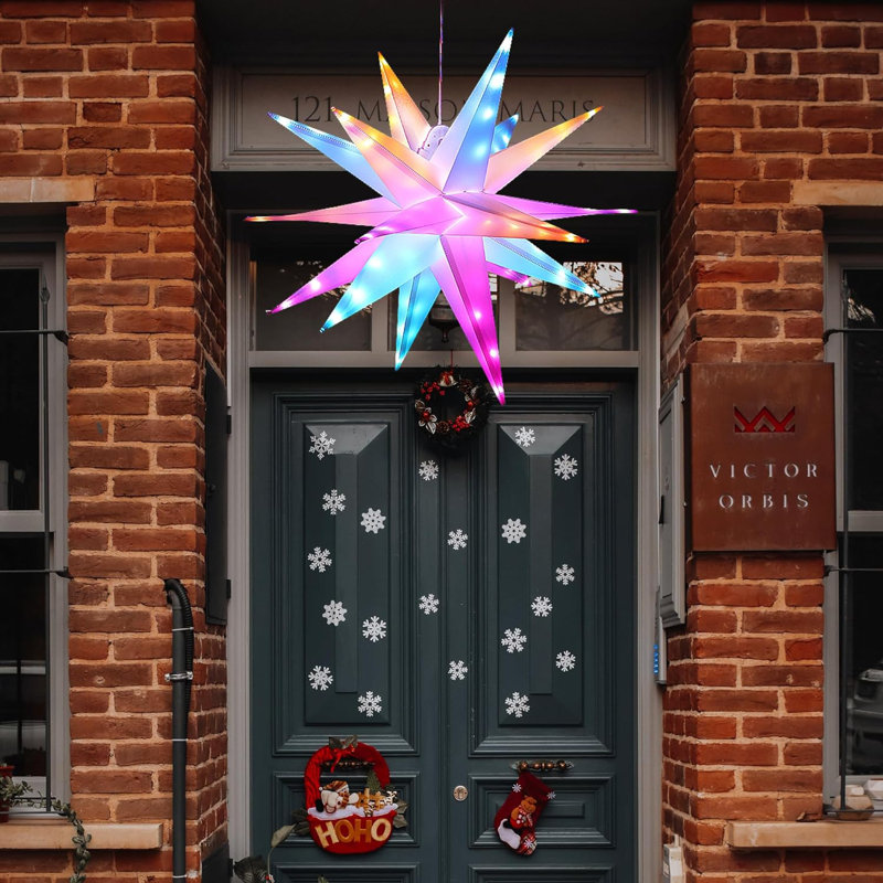 Luminaire suspendu 23 po RVB Moravian Star