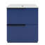 Meuble-lavabo avec lavabo en céramique et tiroirs pleine extension, parfait pour les salles de bain modernes et élégantes-67010944