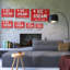 Plaque en plastique 8 po x 12 po Ice Cream Street (paquet de 2)