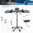 Folding Table Laptop Cart, Graphite