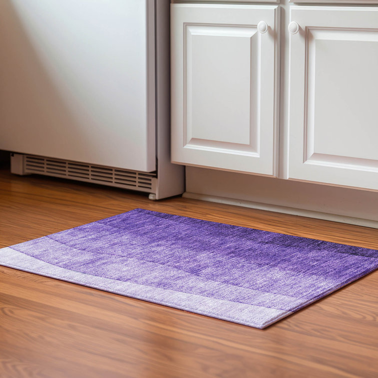 Premium Machine Washable Cerrito Purple Rug