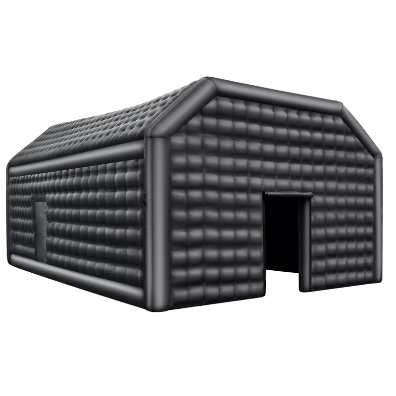 Large Black Inflatable Nightclub Party Tent with Blower