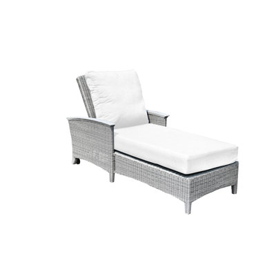 Bella Outdoor Teak Chaise Lounge