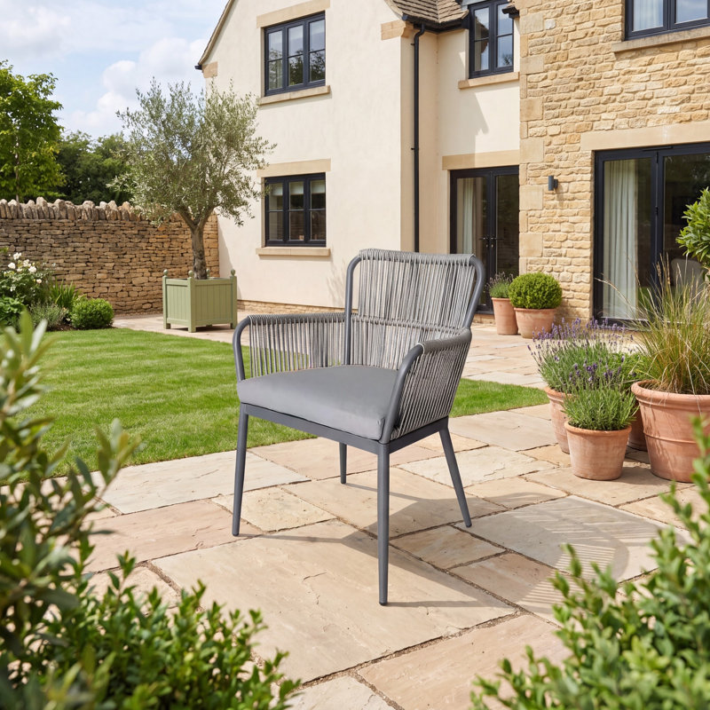 Patio Dining Set with, Grey