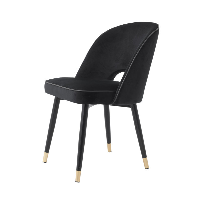 Cliff Upholstered Dining Chair, Black