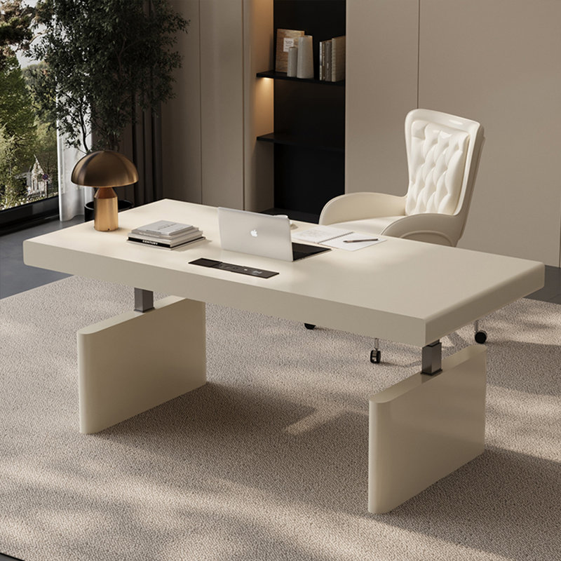 Bureau debout 55,25 po Modern White, H 53,94 po x l 55,12 po x P 27,56 po