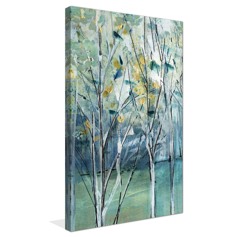 Frost Valley Light par Susan Jill - Peinture, L 18 po x H 30 po, Toile tendue