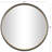 Bernulf Solid Wood Circle Wall Mirror