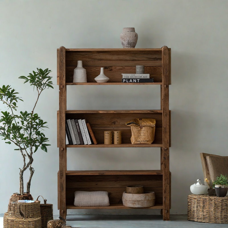 Isila, (5 Shelves) 63.8" H x 41.7" W x 14.6" D