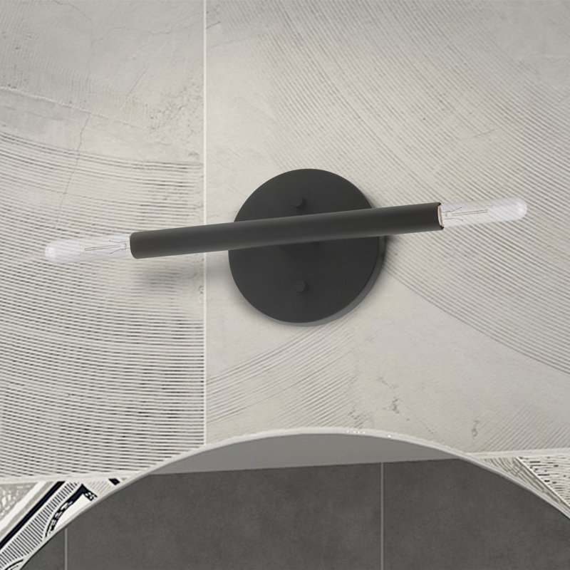 Applique murale articulée à 2 lumières Bahja, Noir