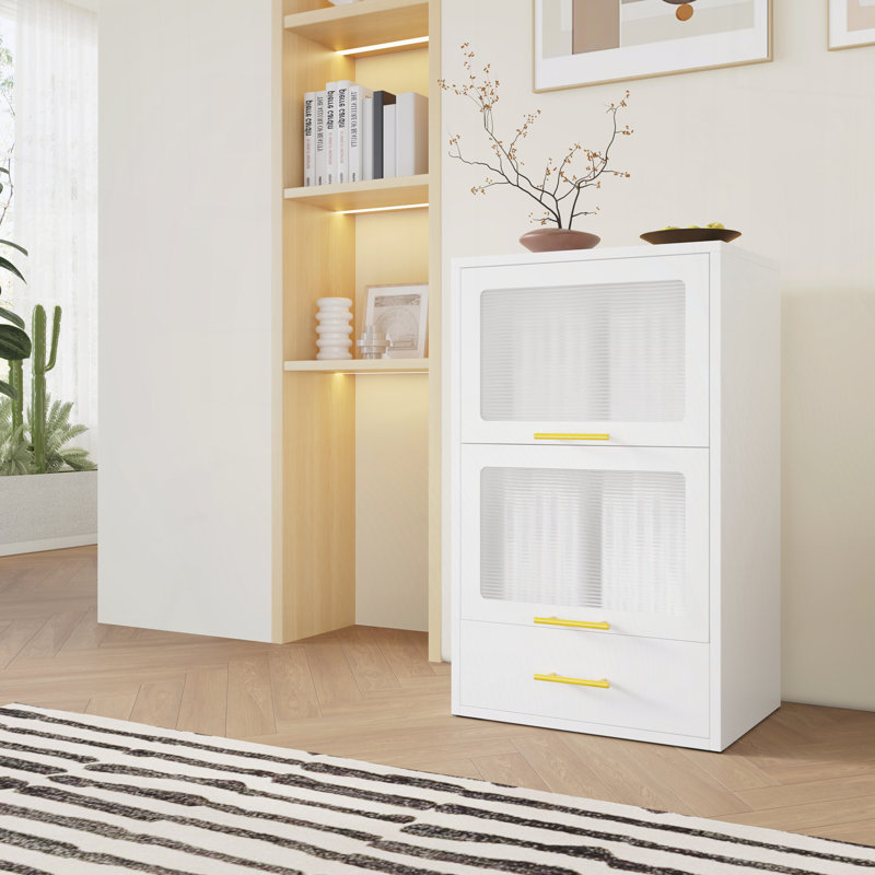 Armoire de rangement en métal, Blanc