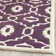 Tapis mauve / ivoire en laine touffeté à la main Carolene