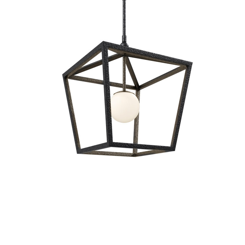 Denison Outdoor Hanging Light, 24.5" H x 18" W x 18" D
