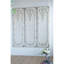 Ensemble de 3 grands panneaux muraux blancs, sculpture murale rectangulaire, décoration murale pour salon, salle à manger, bureau, chambre à coucher, 21 po x 71 po