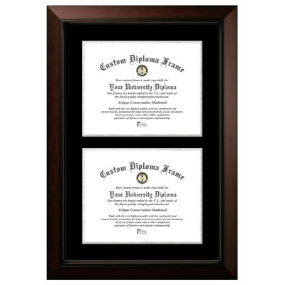 Lona Wood Beveled Picture Frame with Mat