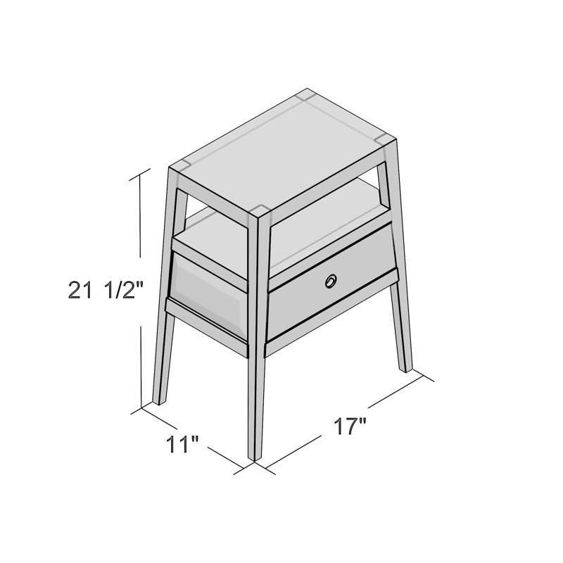 Stockholm Modern Side Table