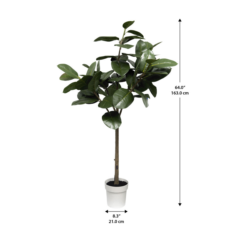 Pot à fleurs décoratif en faux chêne 64 po Algreen