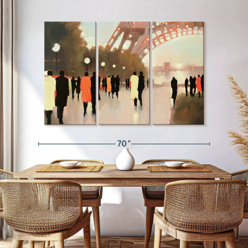 Sebbie Paris Remembered, 42" H x 65" W