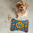 Traditional Tiles - 1 Piece Bone Shape Feeding Mat