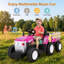 Voiture électrique 24 roues 6 roues pour enfants de 3 à 5 ans avec pelle à sable-133151032