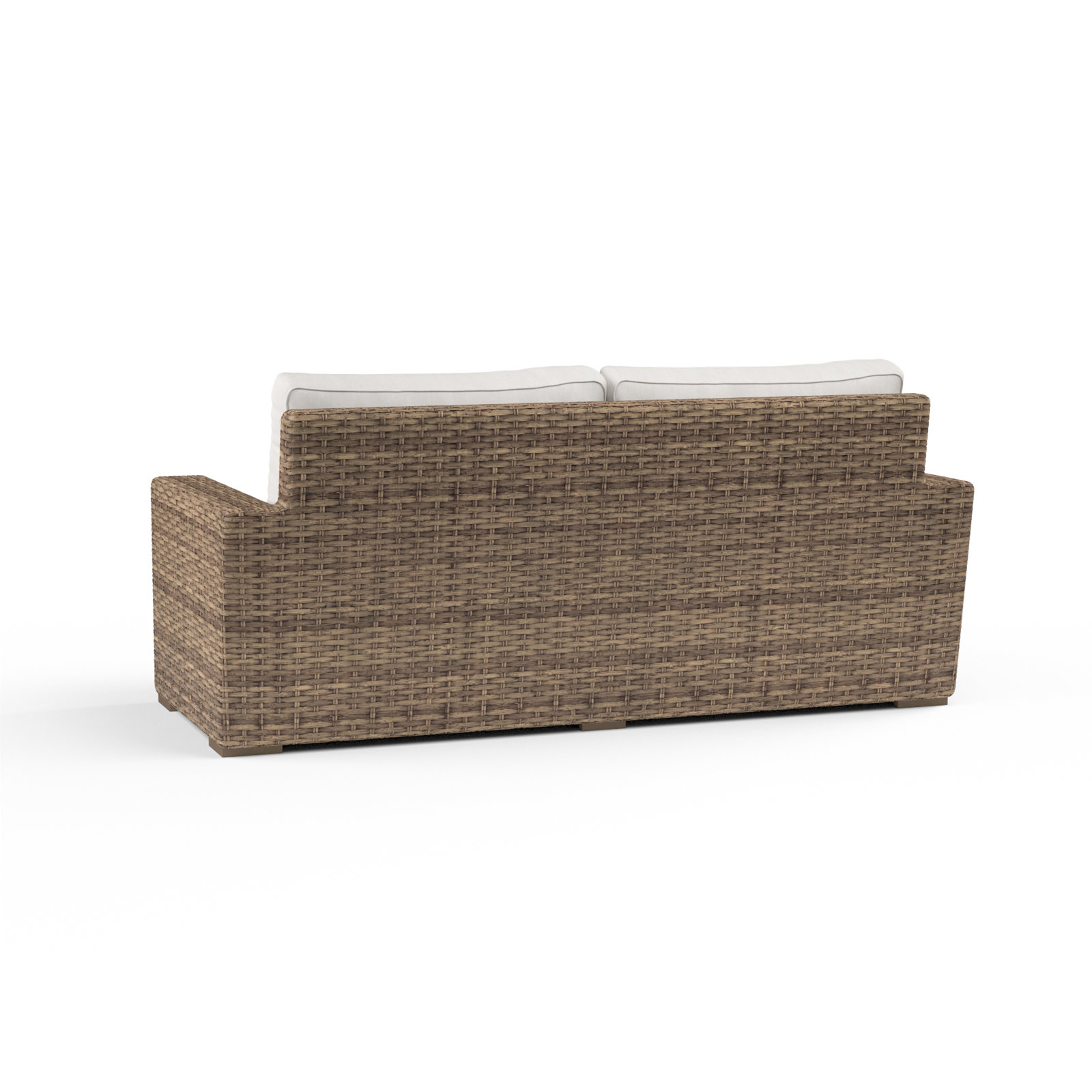 Havana 75.75'' Wide Rectangle Loveseat with Sunbrella® Cushions, Canvas Flax Sunbrella® Canvas