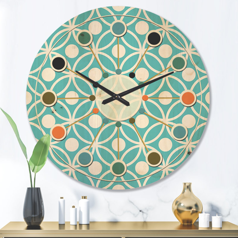 Solid Wood Wall Clock, Large