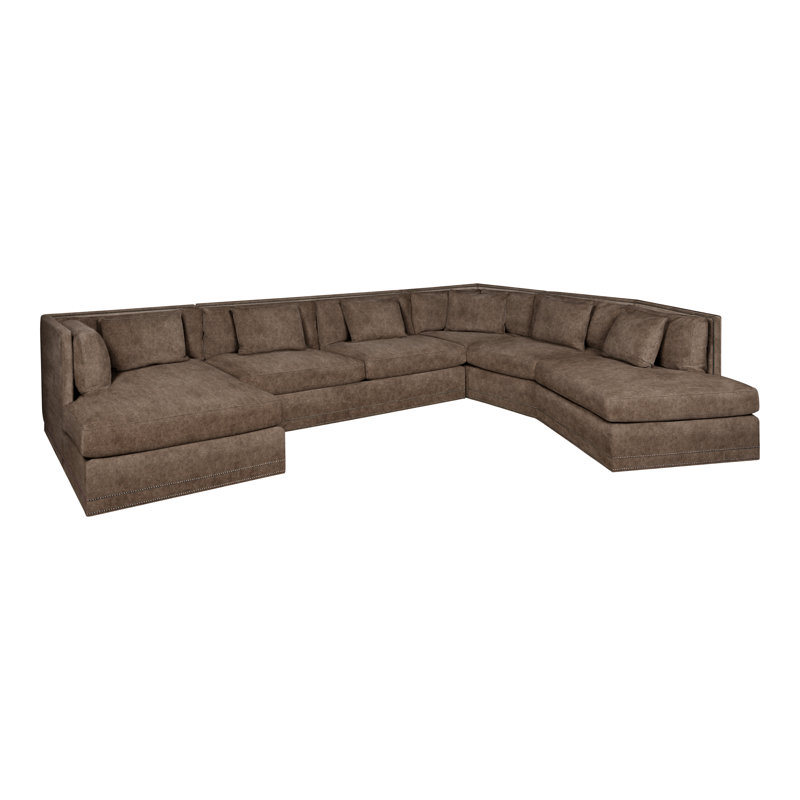 Michael Weiss 4-Piece Steadman II Sectional, Nadia Earth, Yes