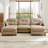 3-Seater Sofa with Ottoman-118541933