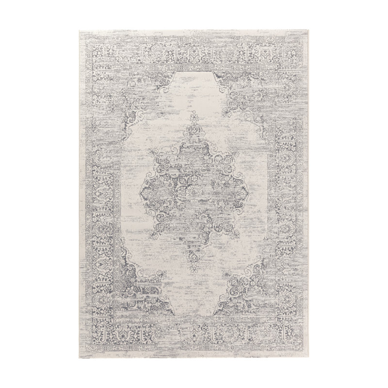Tapis gris Florentia, Rectangle 2 pi x 3 pi 11 po