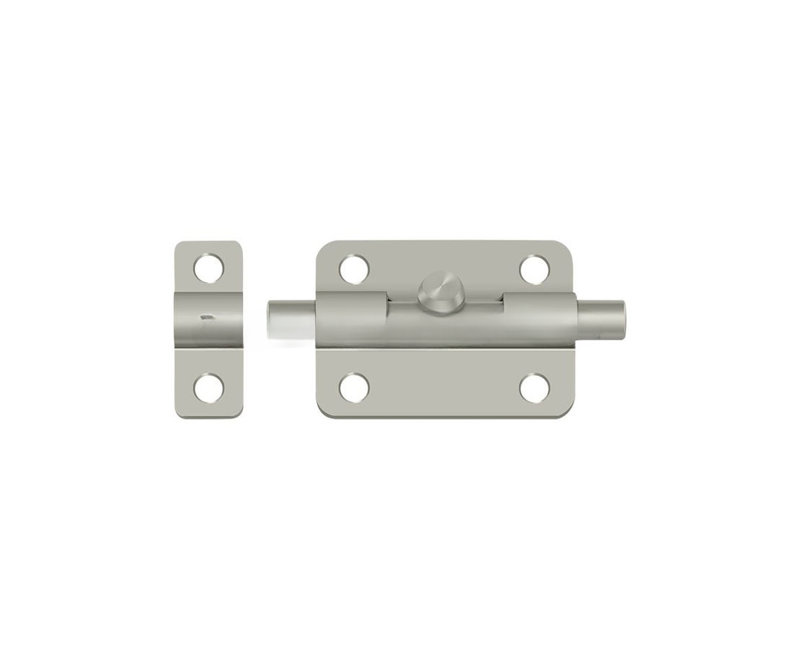 Barrel Latch/Catch/Bolt, Brushed Nickel