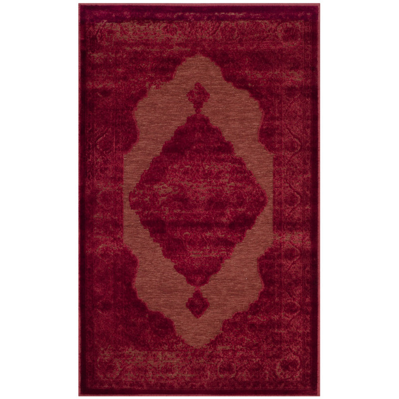 Tapis abstrait Goshen Performance, Rectangle 5 pi 3 po x 7 pi 6 po