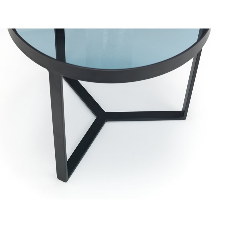 Cordero Glass Top Frame End Table