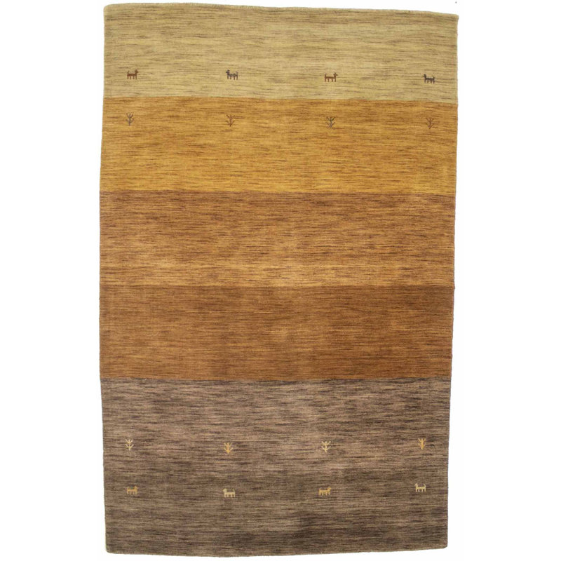 Performance Wool Striped Indoor Rug, Rectangle 5' x 8'