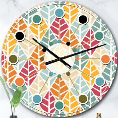 Horloge murale Diamond Mid-Century